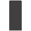 vidaXL Planter Black 32x29x75 cm Steel