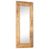 vidaXL Mirror | Natural wood | Solid Mango Wood | Medium | Lovely Design