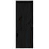 vidaXL Wall Cabinets 2 pcs Black 30x30x80 cm Solid Wood Pine