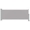 vidaXL Patio Retractable Side Awning 100 x 300 cm Grey
