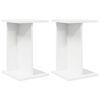 vidaXL Plant Stand 2 pcs White 25 x 25.5 x 40.5 cm Engineered Wood