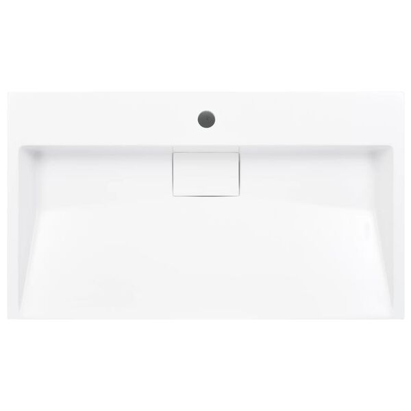vidaXL Wash Basin 80x46x11 cm Mineral Cast/Marble Cast White