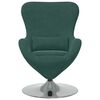 vidaXL Egg Chair Dark Green 63 x 73 x 90 cm Velvet