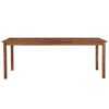 vidaXL Garden Table 200x100x74 cm Solid Acacia Wood
