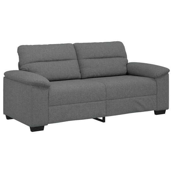 vidaXL 2-Seater Sofa&nbsp;Dark Grey 140 cm Fabric