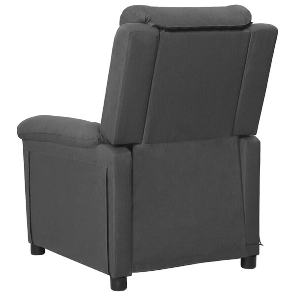 vidaXL Massage Chair Dark Grey Fabric