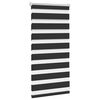 Zebra Blind 40 x 100 cm Black