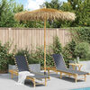 vidaXL Bamboo Garden Parasol 270 cm with Banana Leaf Roof