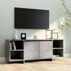 vidaXL TV Cabinet Concrete Grey 130x35x50 cm Engineered Wood