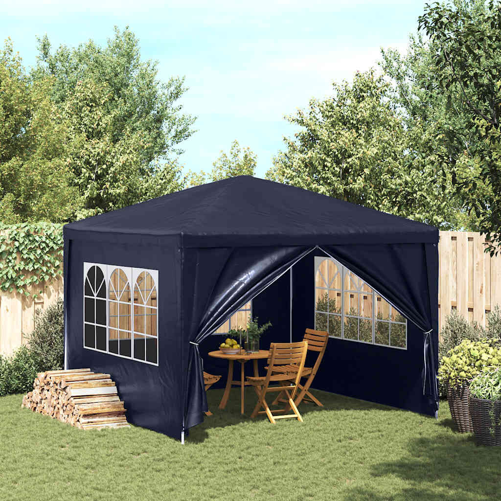 vidaXL パーティーテント 3m x 3m ネイビー vidaXL Party Tent 3x3 m Blue | vidaXL.com.au