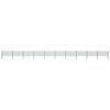 vidaXL Fence Panel with Posts Iron 1730x80 cm Green