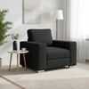 vidaXL Sofa Black 100 x 80 x 82 cm Fabric
