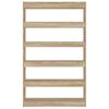 vidaXL Book Cabinet/Room Divider Sonoma Oak 100x30x166 cm