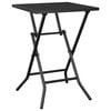 vidaXL Folding Garden Table Anthracite 50x50x72 cm Steel Mesh
