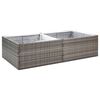 vidaXL Garden Planter | Grey and clear