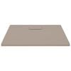 vidaXL Shower Base Tray SMC Brown 90x90 cm