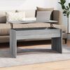 vidaXL Coffee Table Grey Sonoma 102x50.5x52.5 cm Engineered Wood