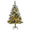 vidaXL Artificial Hinged Christmas Tree 150 LEDs 150 cm
