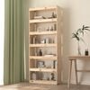 vidaXL Book Cabinet/Room Divider 80x30x199,5 cm Solid Wood Pine