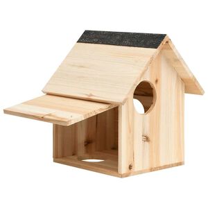 vidaXL Squirrel House | Natural Wood | Solid Firwood | Medium | Durable