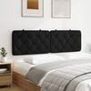 vidaXL Headboard Cushion Black 152 cm Queen Velvet