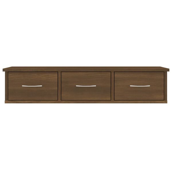 vidaXL Wall Cabinet Brown Oak 88x26x18.5 cm Engineered Wood
