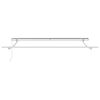 vidaXL Awning Manual White 3.5 x 2.5 m Metal