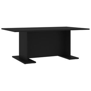 vidaXL Coffee Table | Black | Engineered wood | Medium | Durable