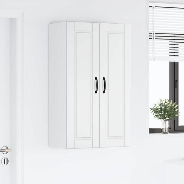 vidaXL Kitchen Wall Cabinet High Gloss White 60 x 31 x 100 cm