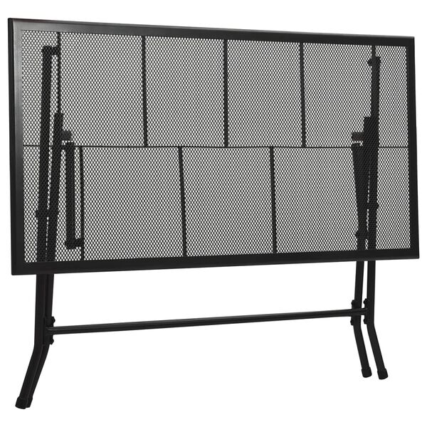 vidaXL 5 Piece Garden Dining Set Steel Anthracite