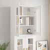 vidaXL Hanging Wall Cabinet White 69.5x34x90 cm