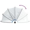 vidaXL Pool Dome Round 406x203 cm PVC