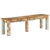 vidaXL Bench 160x35x46 cm Solid Reclaimed Wood