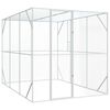 vidaXL Bird Cage Anthracite 210 x 304 x 213 cm