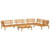 vidaXL 5 Piece Garden Pallet Sofa Set Solid Wood Acacia