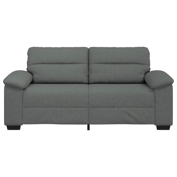vidaXL 2-Seater Sofa&nbsp;Dark Grey 140 cm Fabric