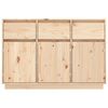 vidaXL Sideboard 110x36x75 cm Solid Wood Pine