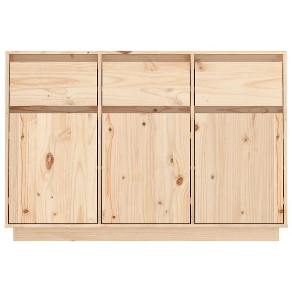 vidaXL Sideboard 110x36x75 cm Solid Wood Pine
