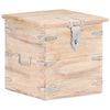 vidaXL Chest 40x40x40 cm Solid Acacia Wood