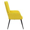 vidaXL Relaxing Chair Mustard Yellow Fabric