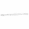vidaXL Gabion Raised Bed | Silver | Galvanised Steel | Large