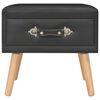 vidaXL Bedside Cabinets 2 pcs Black 40x35x40 cm Faux Leather