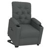vidaXL Stand up Chair Dark Grey Fabric