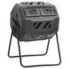 vidaXL Garden Compost Bin Black 73x64x95 cm 160 L