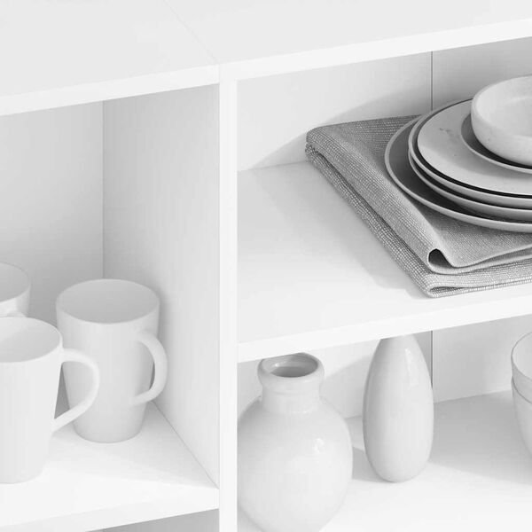 vidaXL Sideboard White 120x30x75 cm Engineered Wood