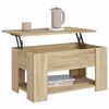 vidaXL Coffee Table Sonoma Oak 79x49x41 cm Engineered Wood