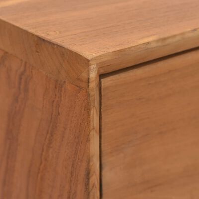 vidaXL Chest of Drawers 90x35x75 cm Solid Teak Wood
