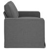 vidaXL Sofa Dark Grey 162 x 80 x 82 cm Fabric