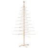 vidaXL Wooden Christmas Tree for Decoration 210 cm Solid Wood Pine