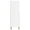 vidaXL Highboard White 60x36x110 cm Engineered Wood